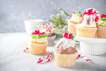 Christmas cupcakes