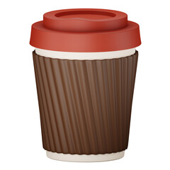 coffee cup 3d illustration