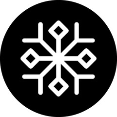 Snowflake line icon