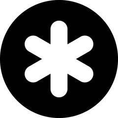 Snowflake line icon