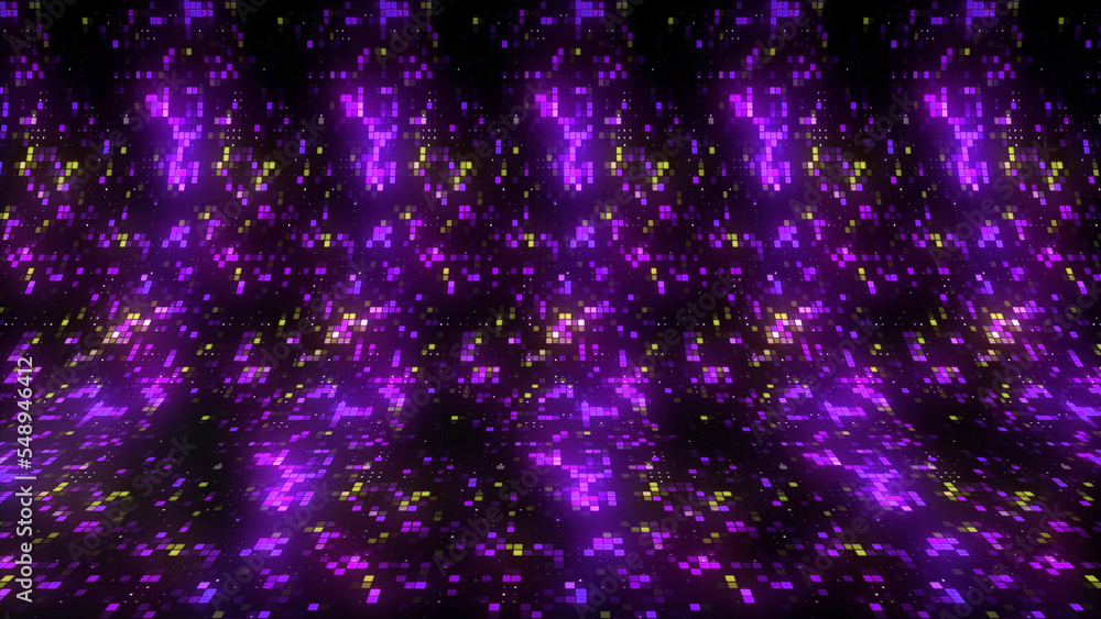 Poster motion graphic with digital technological space. motion. technological and connection motion backgro