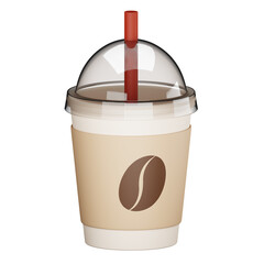 coffee cup 3d illustration