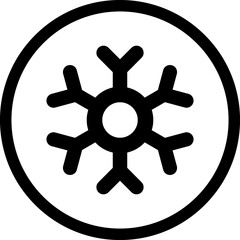 Obraz premium Snowflake shape