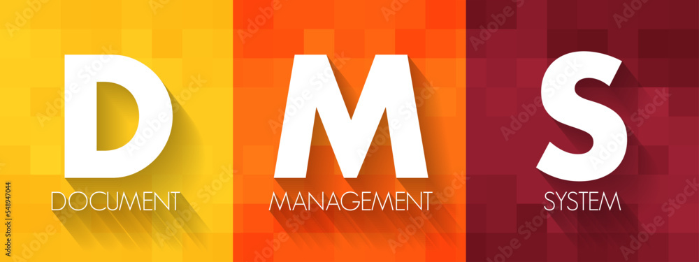 Aufkleber dms - document management system is a system used to receive, track, manage and store documents and 