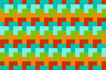 Seamless geometric pattern with squares.