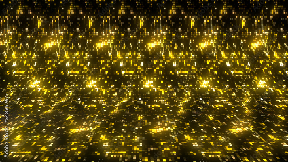 Poster abstract digital data background with glowing particles. motion. circuit board with data flow.