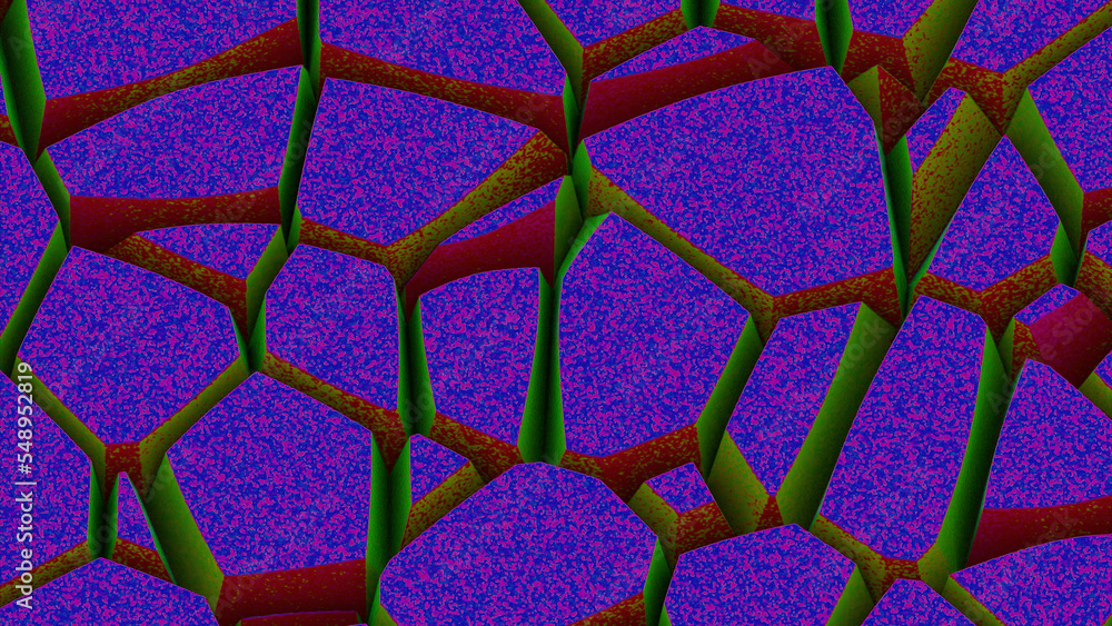 Poster abstract background with the movement of cells. design. moving colorful cells under microscope, conc