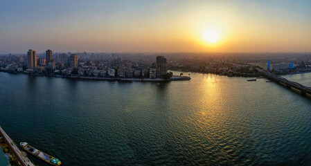 Obraz premium Sunset on Cairo
