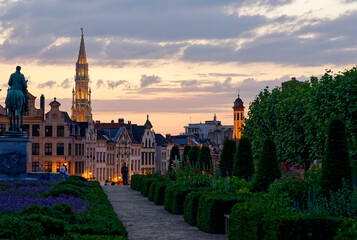Sunset on Brussels