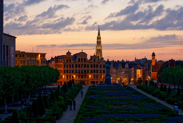 Sunset on Brussels