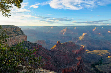 The Grand Canyon at sunset