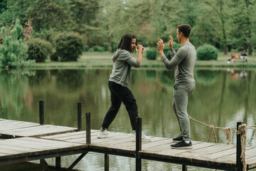 Trying boxing