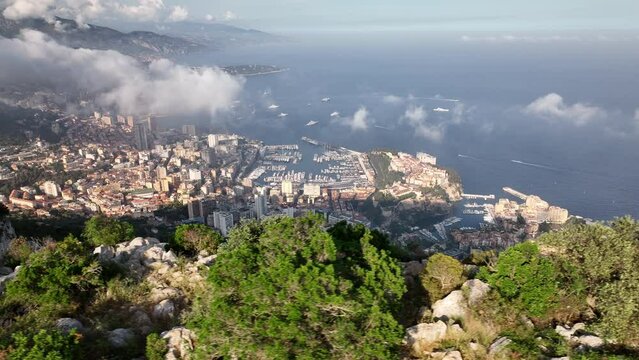 monaco views by drone