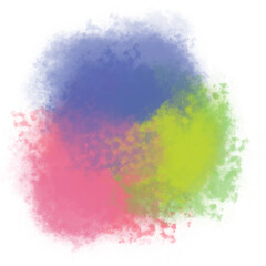 Abstract Watercolor Brushstroke Illustration