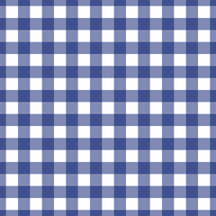 Blue Buffalo Plaid Pattern Seamless Background