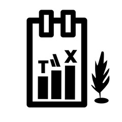 Pay tax icon