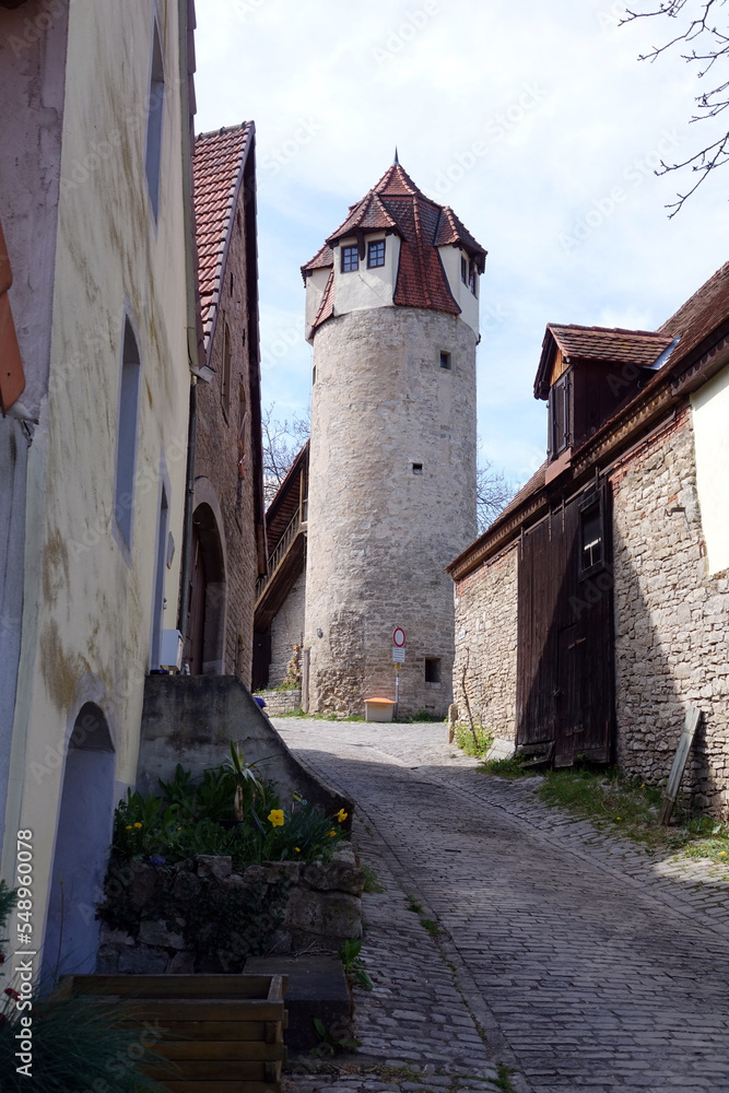 Canvas Prints hoehnleinsturm in sulzfeld am main