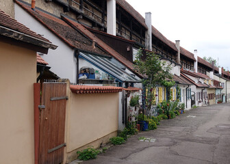 Gasse in der Altstadt von Noerdlingen