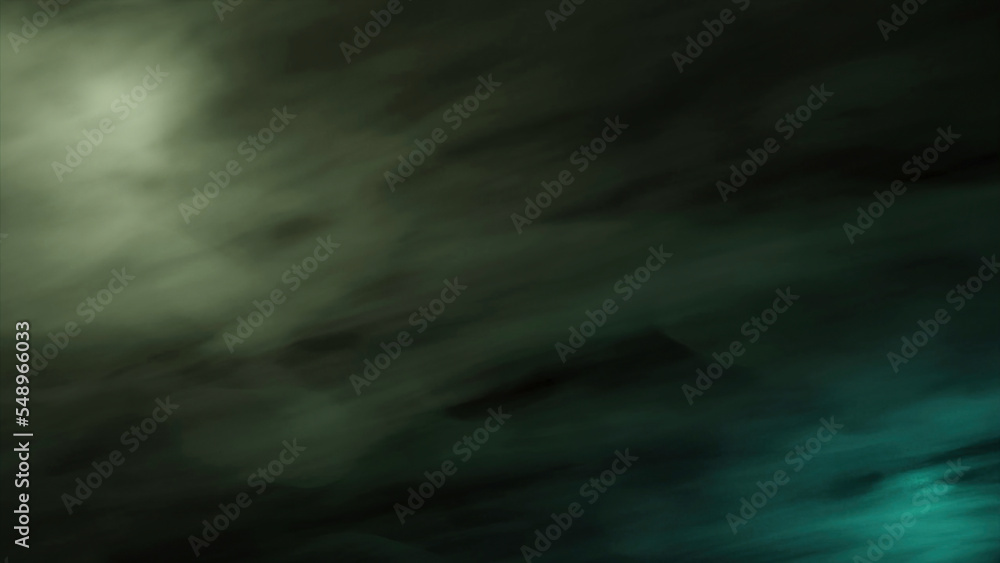 Poster background of colored moving stream of smoke. design. moving stream of fog on background of colored 