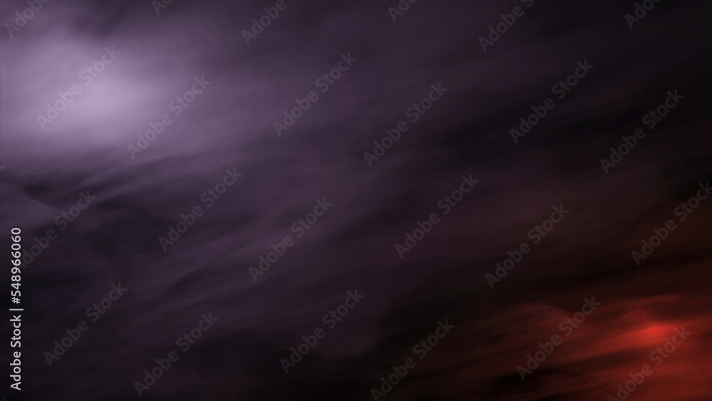 Poster background of colored moving stream of smoke. design. moving stream of fog on background of colored 
