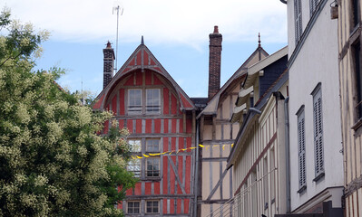 Fachwerkhaeuser in Troyes
