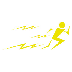 Super speed power electric logo