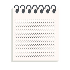 Blank Notebook Dotted Paper Texture Variation Collection Set