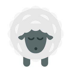 Sheep icon vector image.