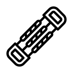 expander strength line icon illustration vector graphic