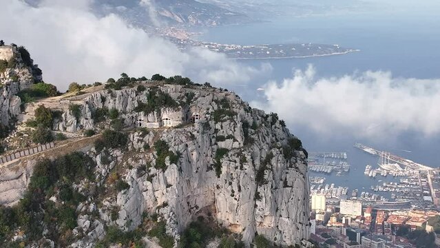 monaco views from tete du chien