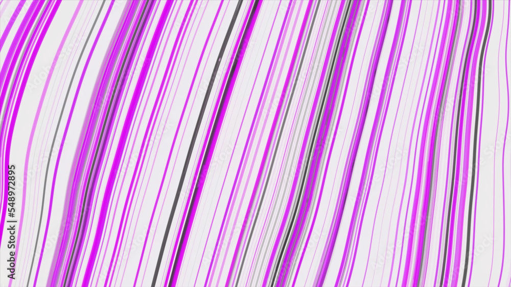 Poster flow of colorful lines with waves. motion. background of multicolored lines and wavy distortions. wa