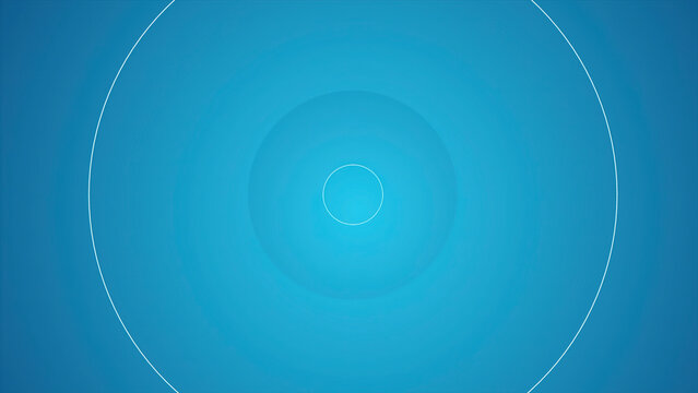 Simple animation with moving circles and changing backdrop. Motion. Simple background with pulsating rings to insert. Intro or transition with minimalistic circles