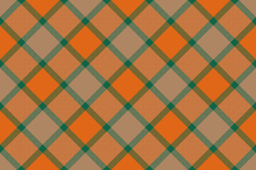 Fototapeta premium Fabric pattern textile. Background vector texture. Tartan check plaid seamless.