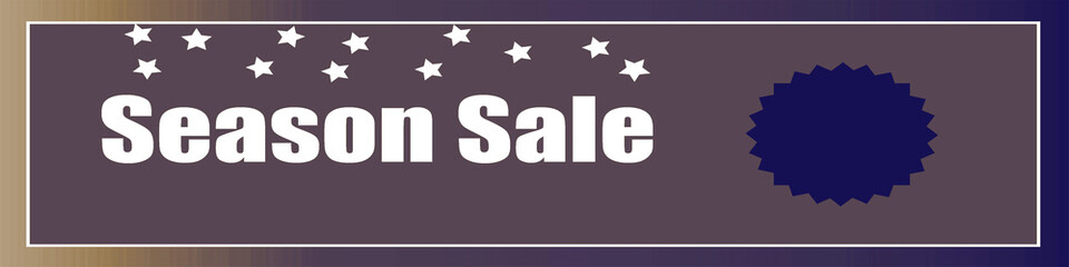 Holiday Sale Banner, 50% OFF Special Offer Ad. Discount Promotion Banner. Price Discount Offer. Season Sale Promo Sticker colorful background.