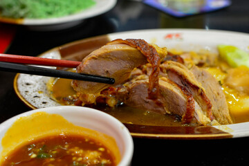 Roast duck in Suki restaurant