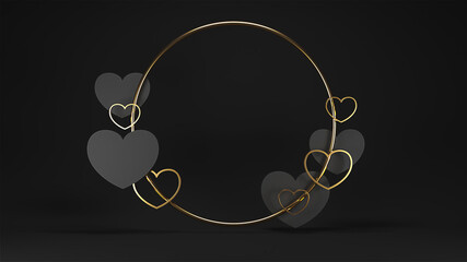 Valentine day design concept. Love background