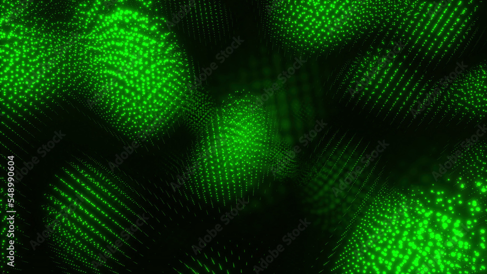 Poster purple and green background. design.light blots in abstraction with bright illumination rise up and 