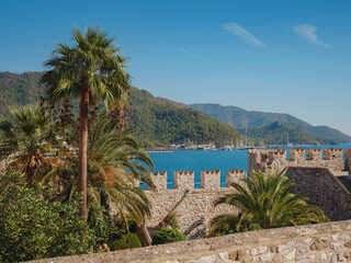 Marmaris is resort town on Turkish Riviera, also known as Turquoise Coast. Marmaris is great place for sailing and diving. Castle is heart of old town