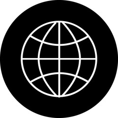 Earth Globe icon. Internet