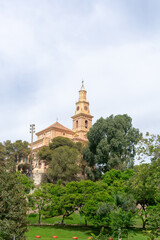 Fototapeta na wymiar Parish of Our Lady of the Head in Motril. Granada, Andalusia, Spain. Europe. September 29, 2022 