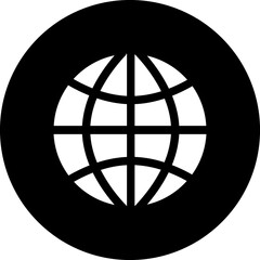 Obraz premium Earth Globe icon. Internet