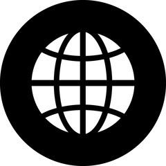 Earth Globe icon. Internet