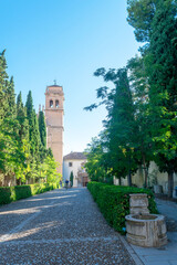 Fototapeta premium Royal Monastery of San Jerónimo in the city of Granada in Andalusia, Spain. Europe. September 30, 2022 