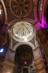 Sagrario Parish Church in the city of Granada in Andalusia, Spain. Europe. September 30, 2022
