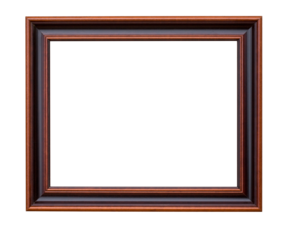 Classic wooden frame
