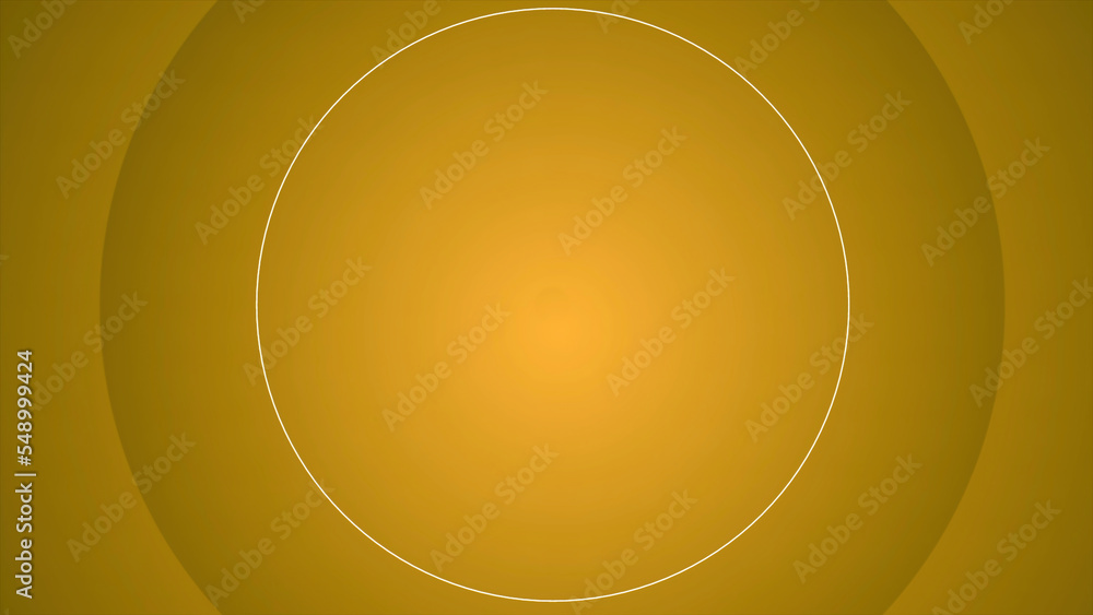 Poster yellow bright circles. motion.a bright background on which yellow balls are visible that move apart 