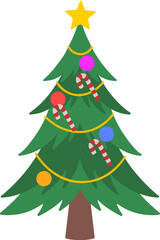 Christmas Tree with Ornament
