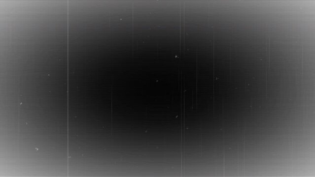 Vintage Old TV Blank Screen  Effect White Dust Splotch  Damaged Film Leader Texture Analog Vintage Background Loop	
