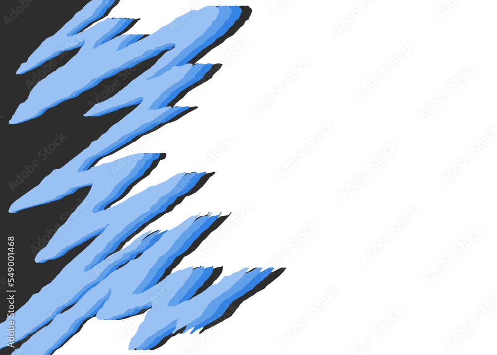 Poster abstract background with gradient rough wavy line pattern and with some copy space area