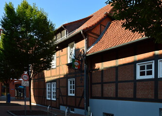 Historical Building in the Old Town of Neustadt am Rübenberge, Lower Saxony